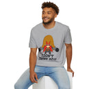 T-Shirt — 'I DON'T THINK SO!!!' Cartoon Character Graphic Tee