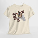 Taz Cartoon Tee — "You Better Not" Funny Looney Tunes Graphic T-Shirt
