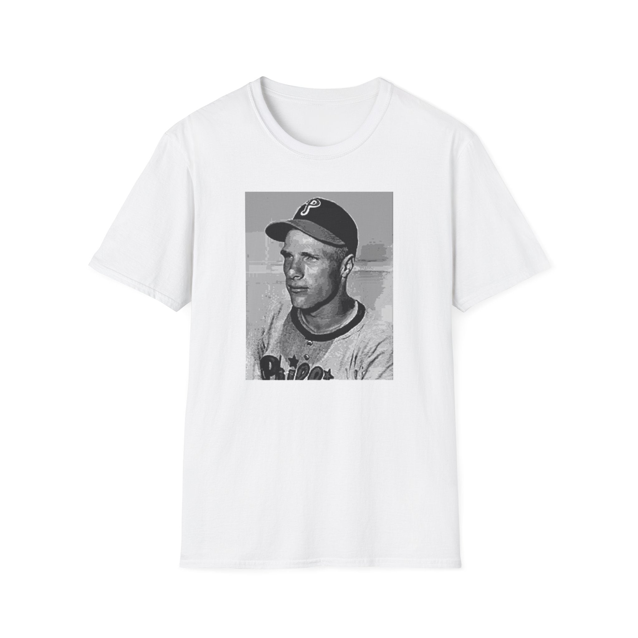 Vintage Philadelphia Phillies Baseball T‑Shirt — Retro Player Portrait