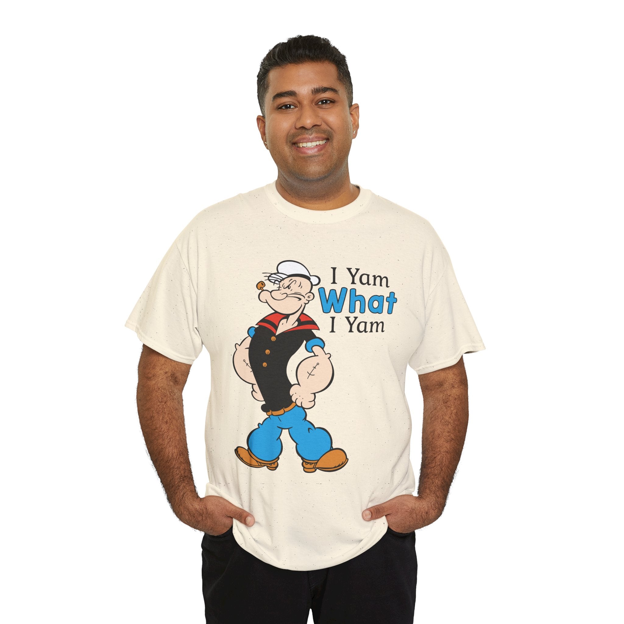 Funny “I Yam What I Yam” Classic Cartoon Graphic T-Shirt