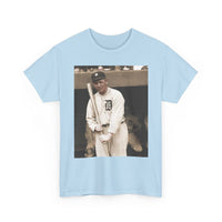 Vintage Detroit Baseball Photo T-Shirt — Retro Sports Legend Graphic Tee