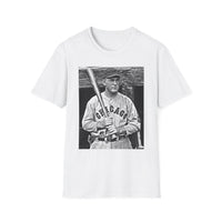 Vintage Baseball Player T-Shirt — Retro Chicago Baseball Graphic Tee