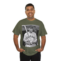 Vintage Chicago Baseball Photo T-Shirt — Retro Black & White Player Legend Tee