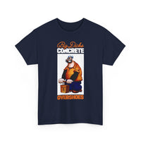 Concrete Undertaker Cartoon Tee — "Big Dick Concrete" Workshirt Graphic T‑Shirt