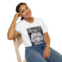 Vintage Cricket Player Photo T-Shirt — Retro Sports Tee