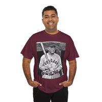 Vintage Chicago Baseball Photo T-Shirt — Retro Black & White Player Legend Tee