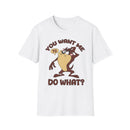 T-Shirt — Vintage Taz 'You Want Me To Do What?' Cartoon Graphic Tee