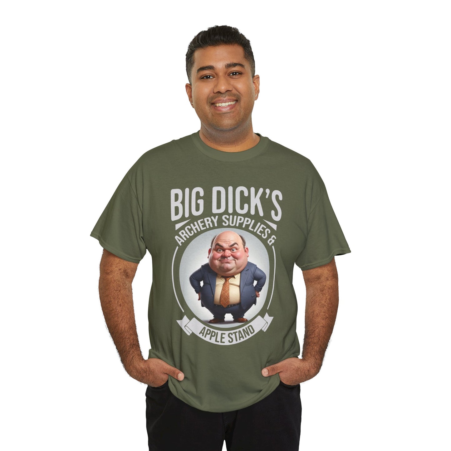 Big Dick's Archery Supplies Funny Graphic Tee — Novelty Archery T-Shirt