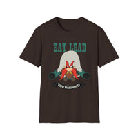 Eat Lead Looney Tunes T-Shirt — Yosemite Sam 'You Varmint' Retro Cartoon Tee