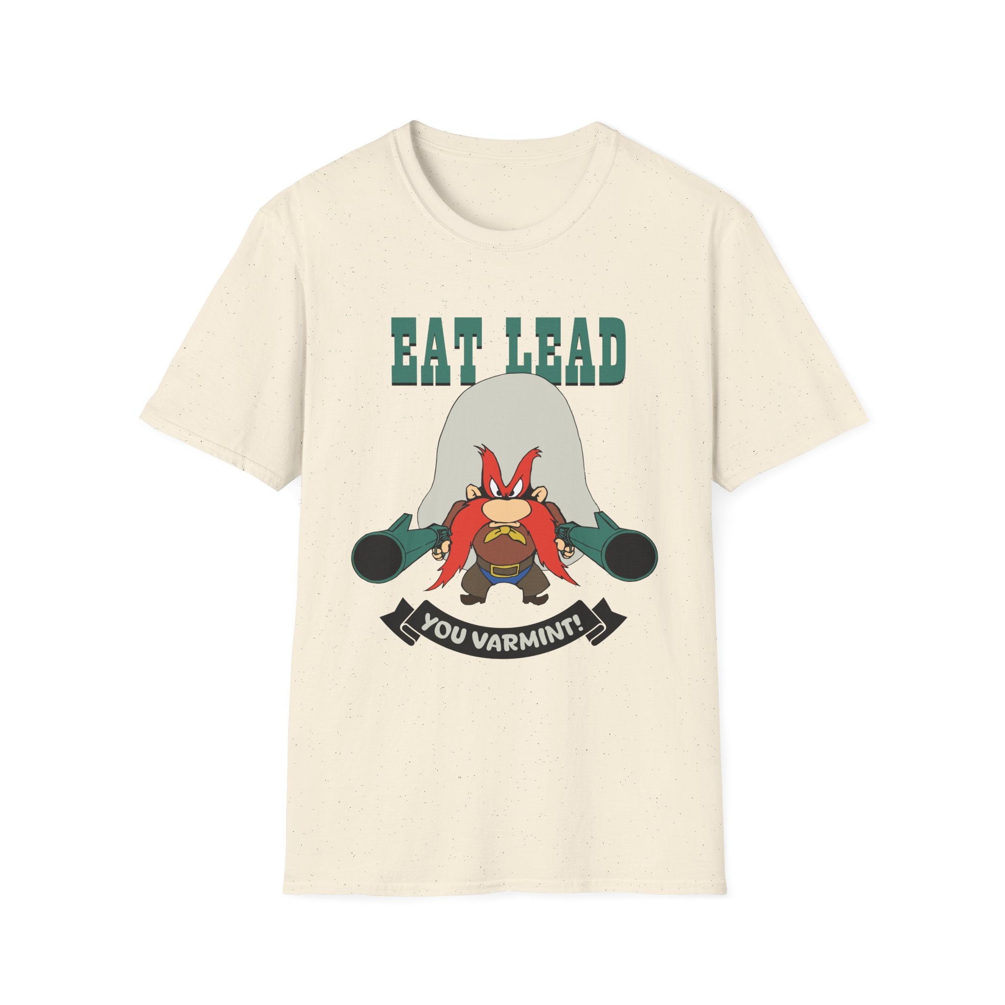 Eat Lead Varmint T-Shirt — Funny Looney Tunes-Inspired Graphic Tee