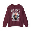 "Big Dick's Archery Supplies & Apple Stand" Funny Crewneck Sweatshirt