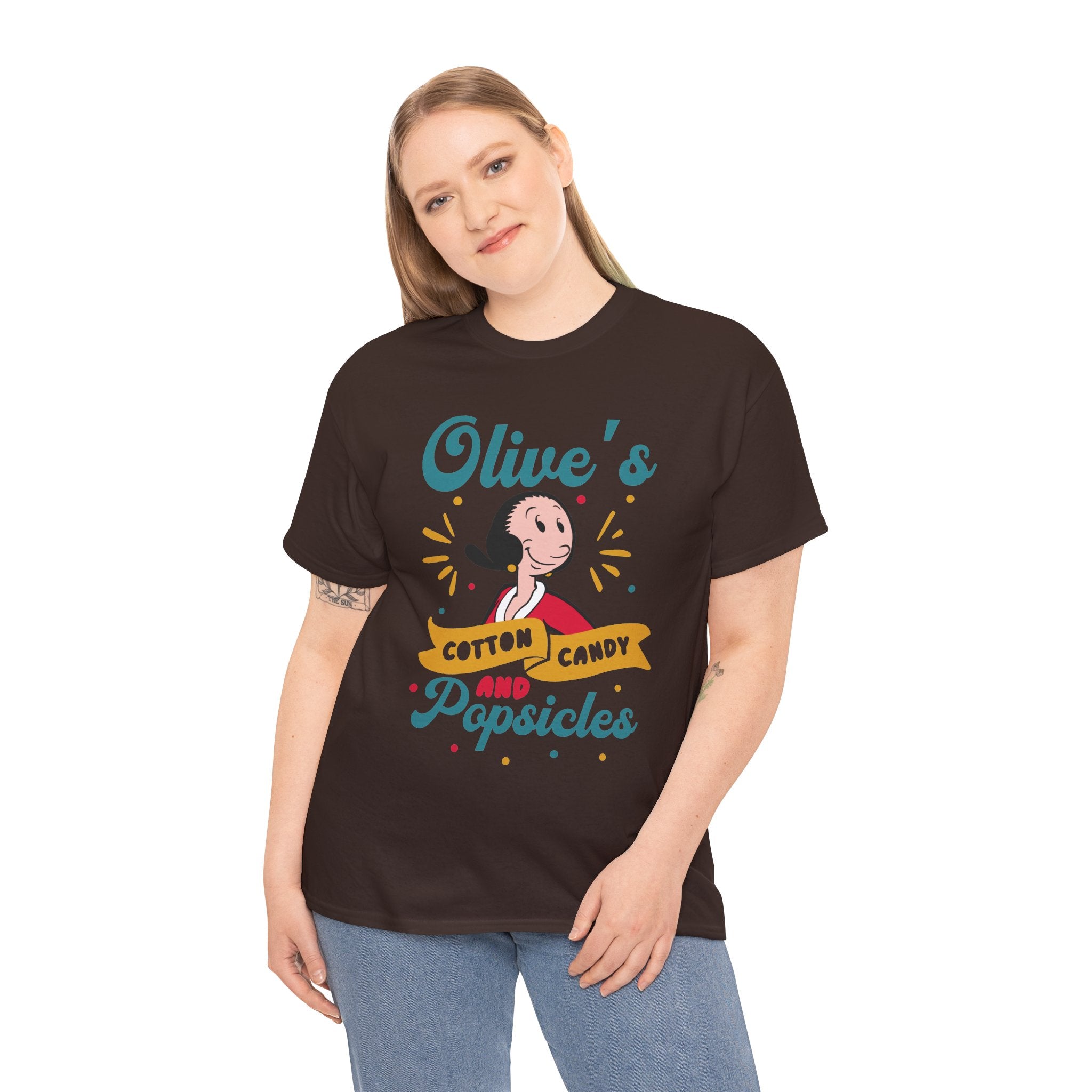 Cotton Candy and Popsicles Tee – Olive’s Retro Summer T‑Shirt