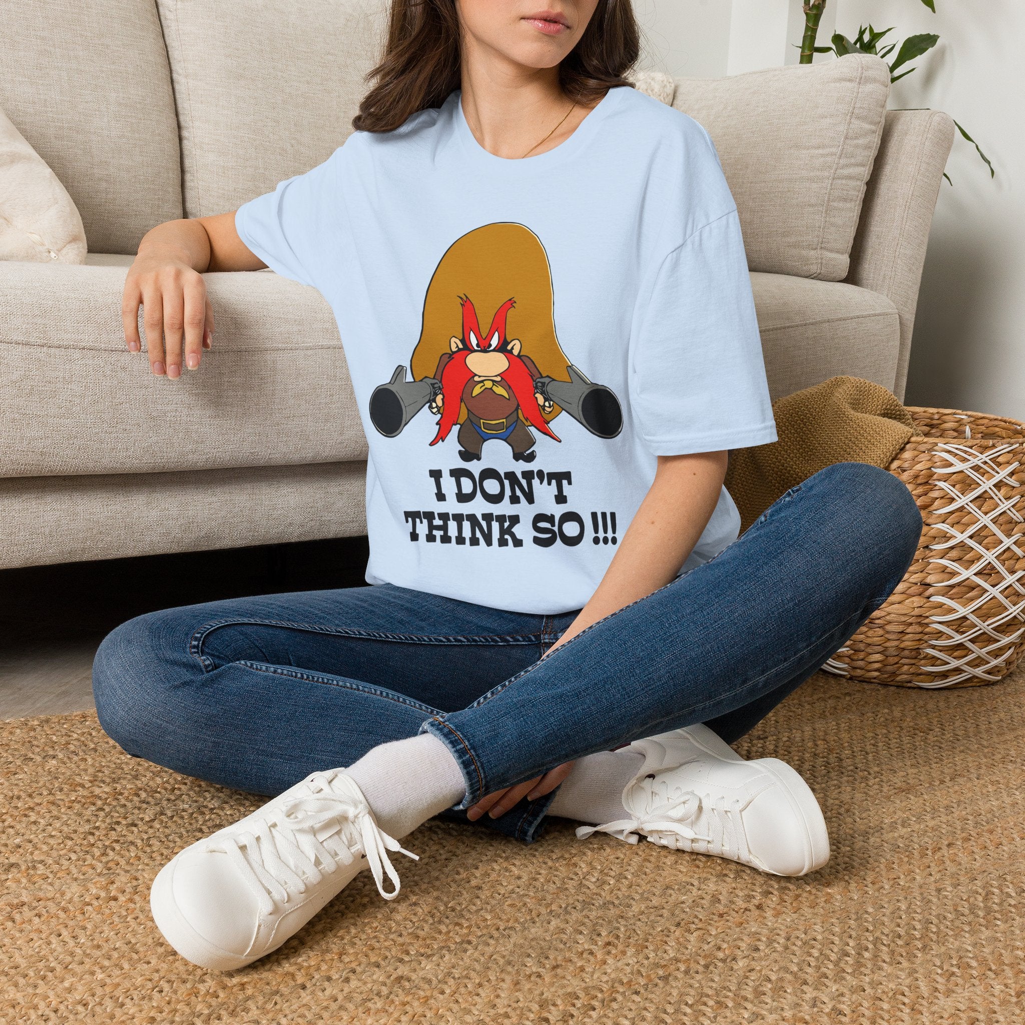 T-Shirt — Yosemite Sam “I Don't Think So!!!” Cartoon Graphic Tee