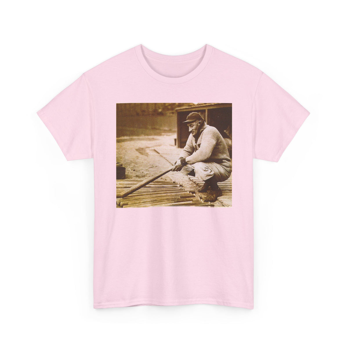 Vintage Baseball Photo T-Shirt – Retro Classic Baseball Player Tee
