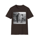Vintage Baseball Umpire and Batter Photo T-Shirt