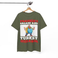 Frankie's Salami and Turkey Gizzards T-Shirt — Funny Retro Food Graphic Tee