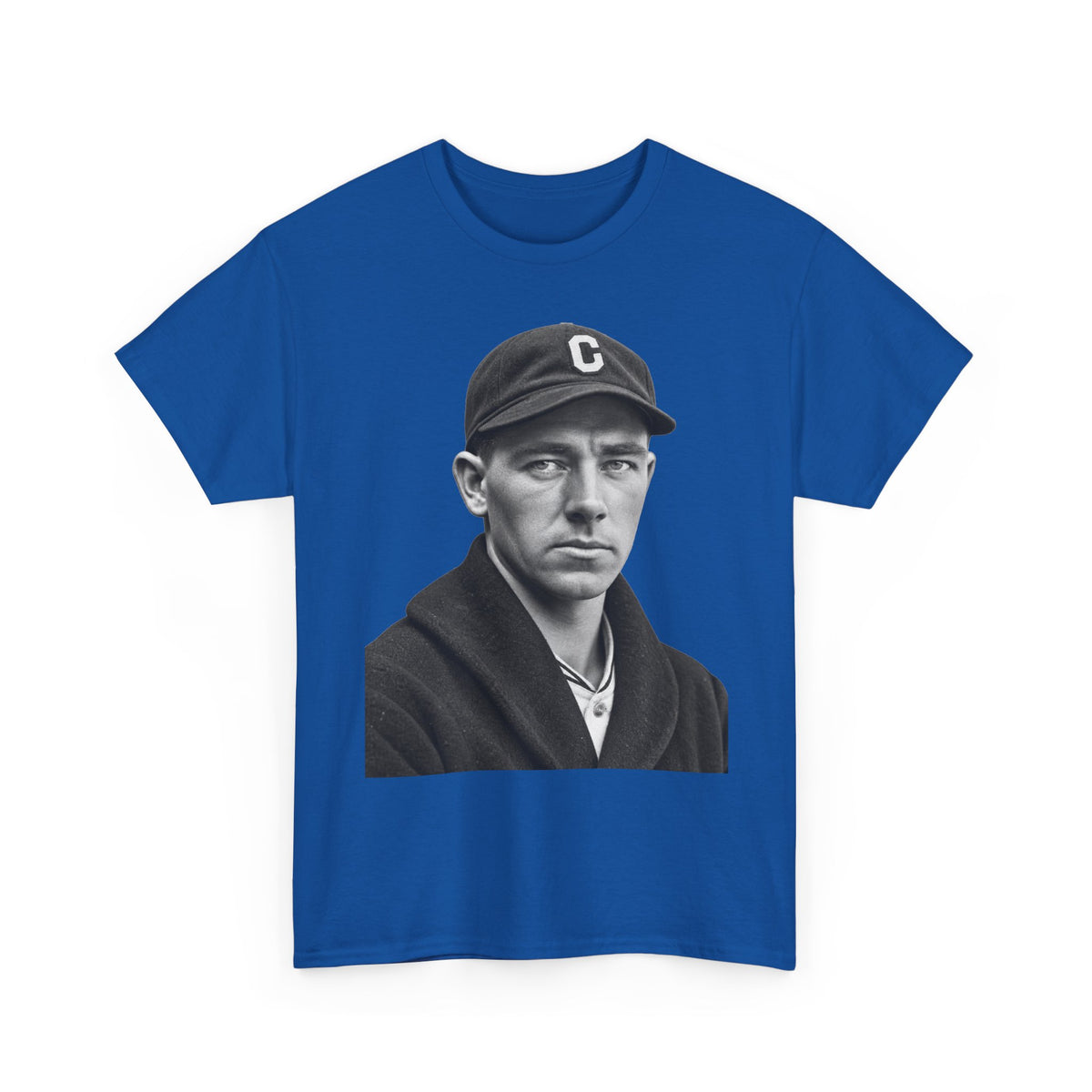 Vintage Baseball Player Portrait Tee