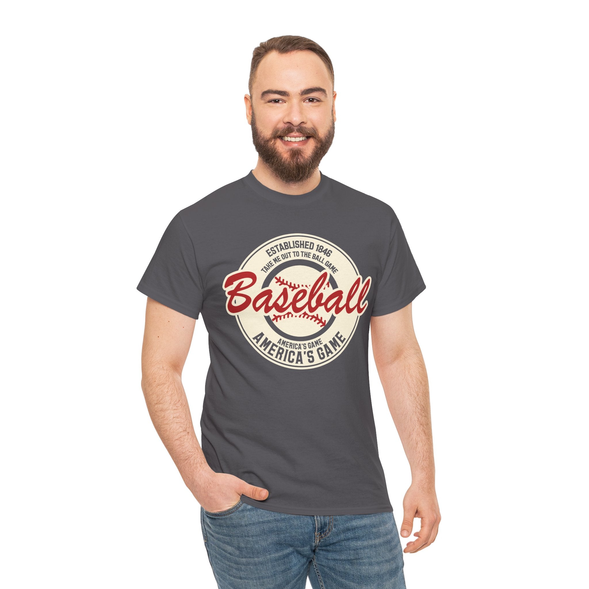Vintage 'America's Game' Baseball T-Shirt — Retro Baseball Fan Tee