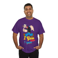 Retro Cartoon 'I Yam What I Yam' Graphic Tee