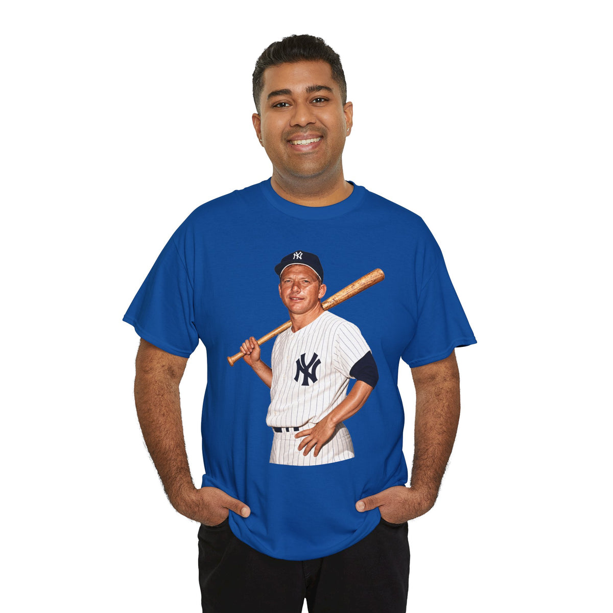 Vintage New York Yankees Baseball Player T-Shirt – Retro Batter Graphic Tee