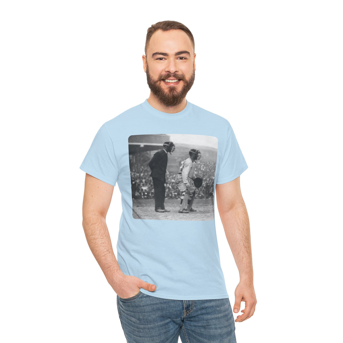 Vintage Baseball Photo T-Shirt – Classic Retro Sports Graphic Tee