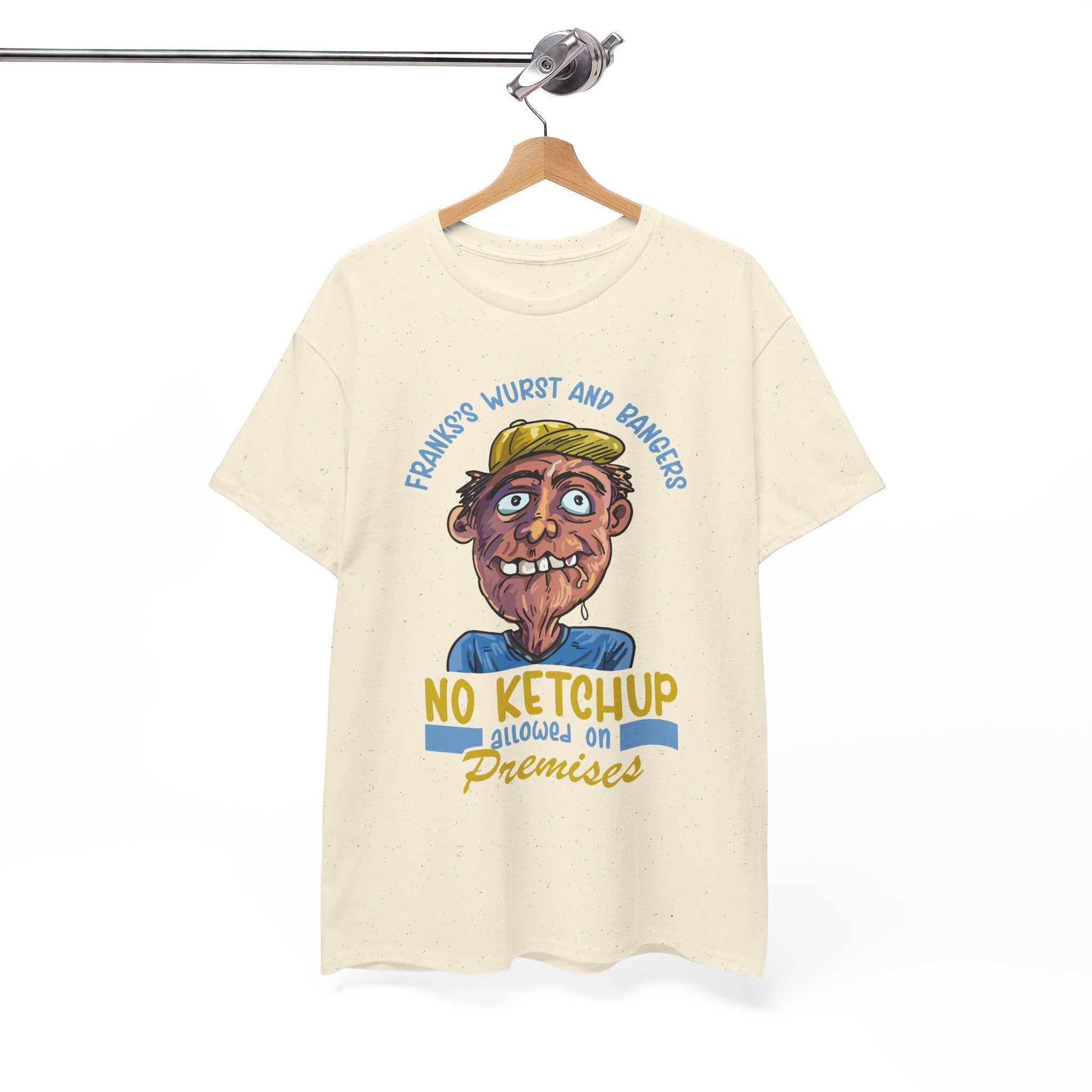 ''No Ketchup Allowed on Premises'' Funny Food Humor Graphic Tee
