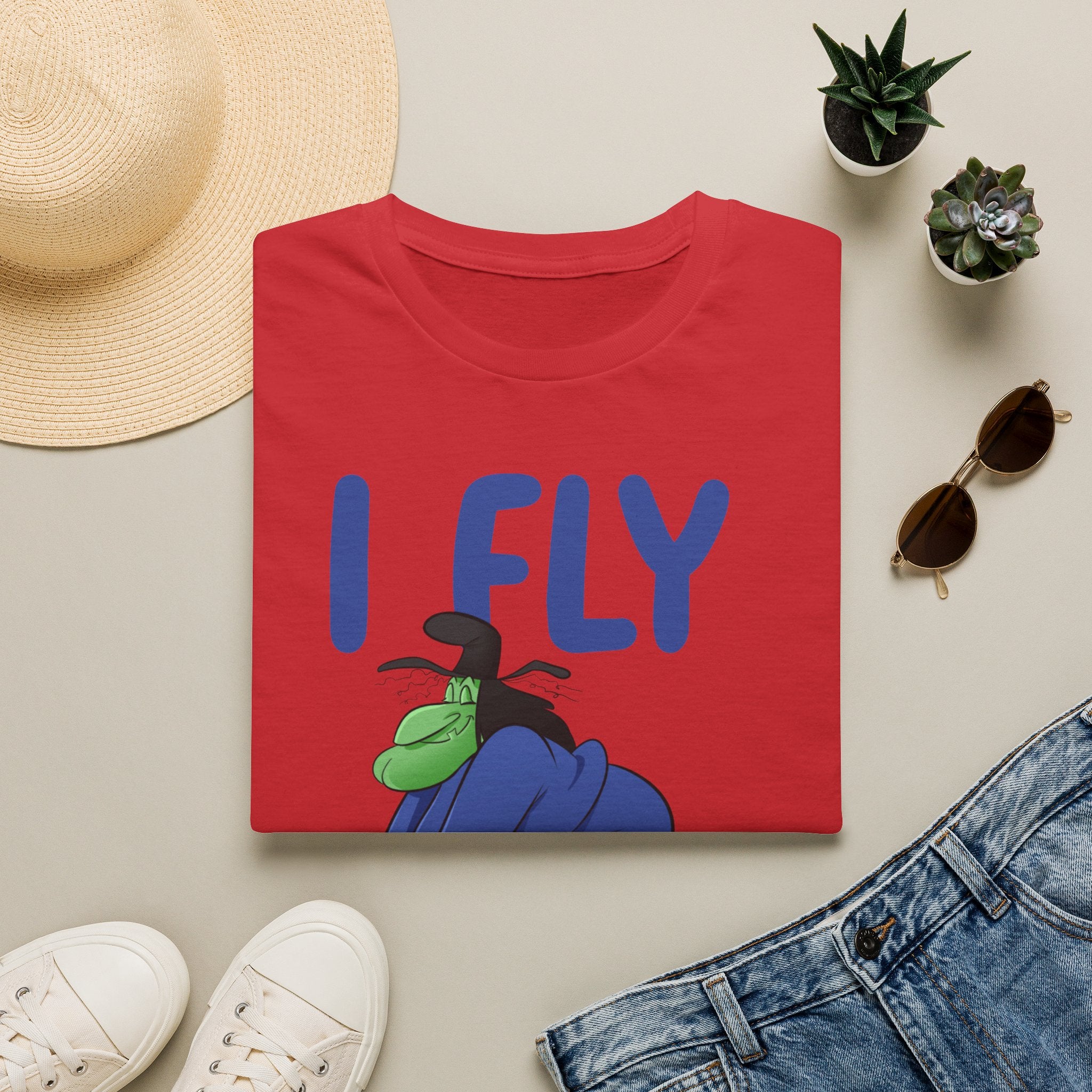 I Fly First Class T‑Shirt — Funny Travel Graphic Tee