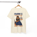 Frank’s Weenie Factory T-Shirt — "We Have the Wurst Weenies" Cartoon Tee
