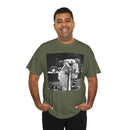 Vintage Baseball Photo T-Shirt – Classic Kneeling Player Graphic Tee