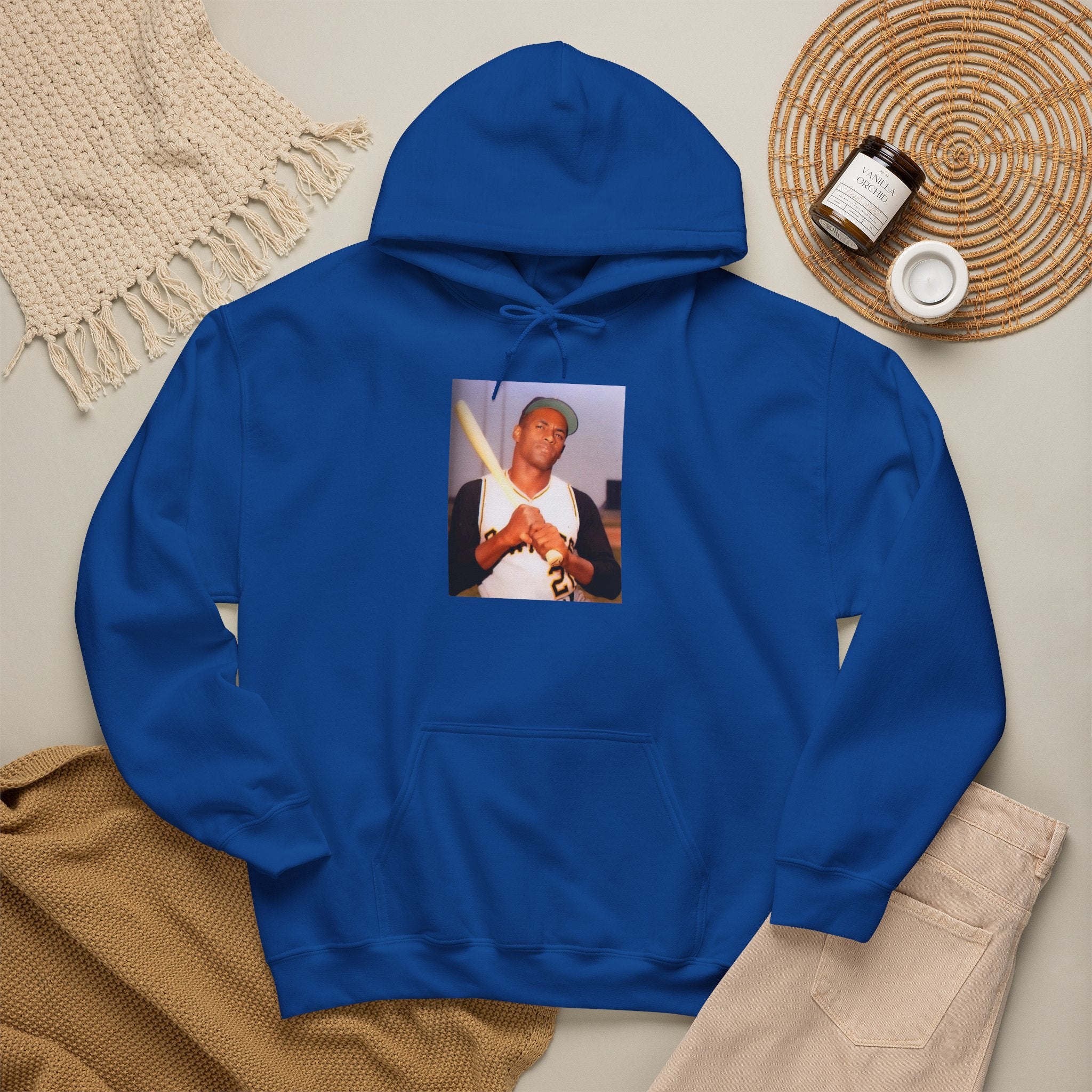 Photo Graphic Hoodie — Vintage Portrait Print Pullover