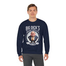 "Big Dick's Archery Supplies & Apple Stand" Funny Crewneck Sweatshirt