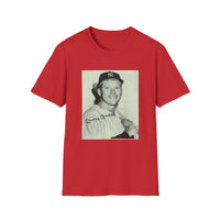Vintage Baseball Photo T-Shirt — Signed Portrait Graphic Tee