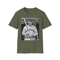 Vintage Baseball Player T-Shirt — Retro Chicago Baseball Graphic Tee