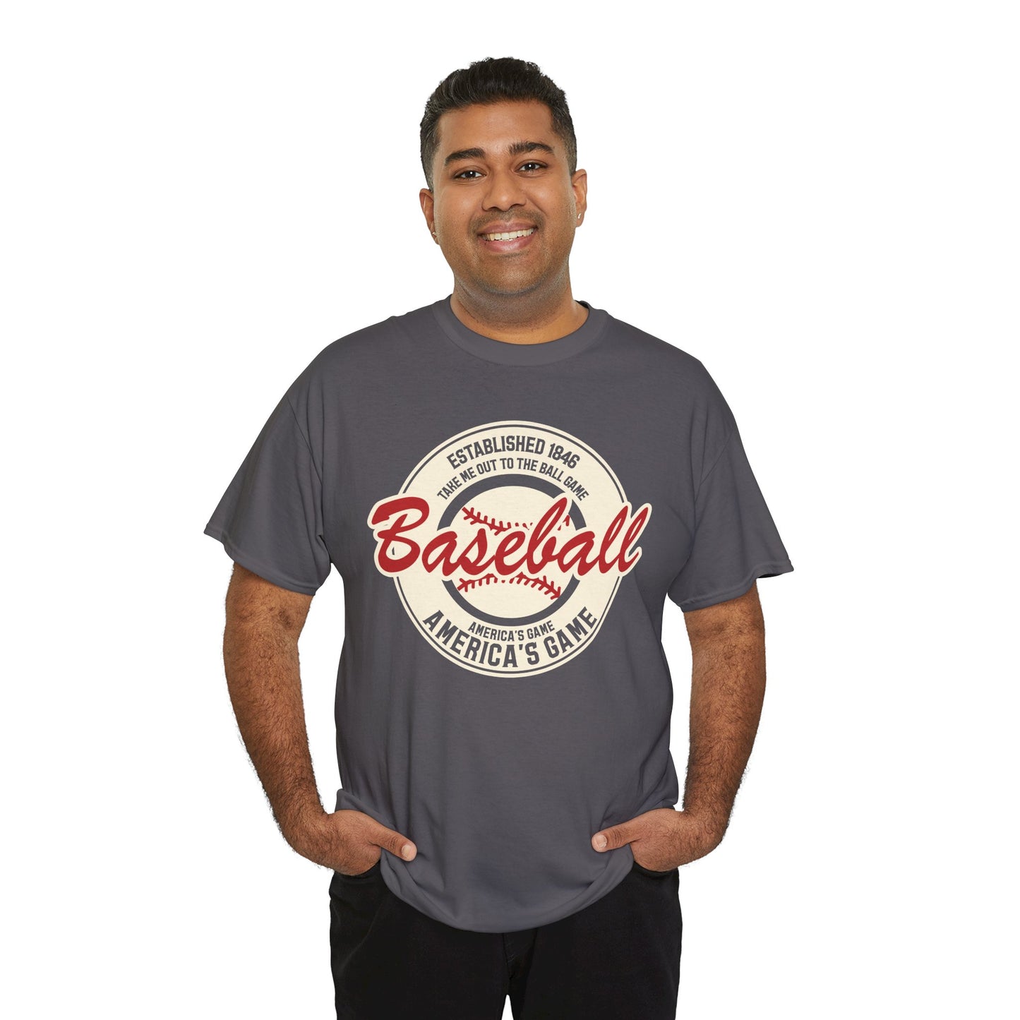 Vintage 'America's Game' Baseball T-Shirt — Retro Baseball Fan Tee