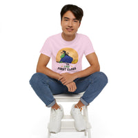 I Fly First Class — Funny Witch Halloween T-Shirt