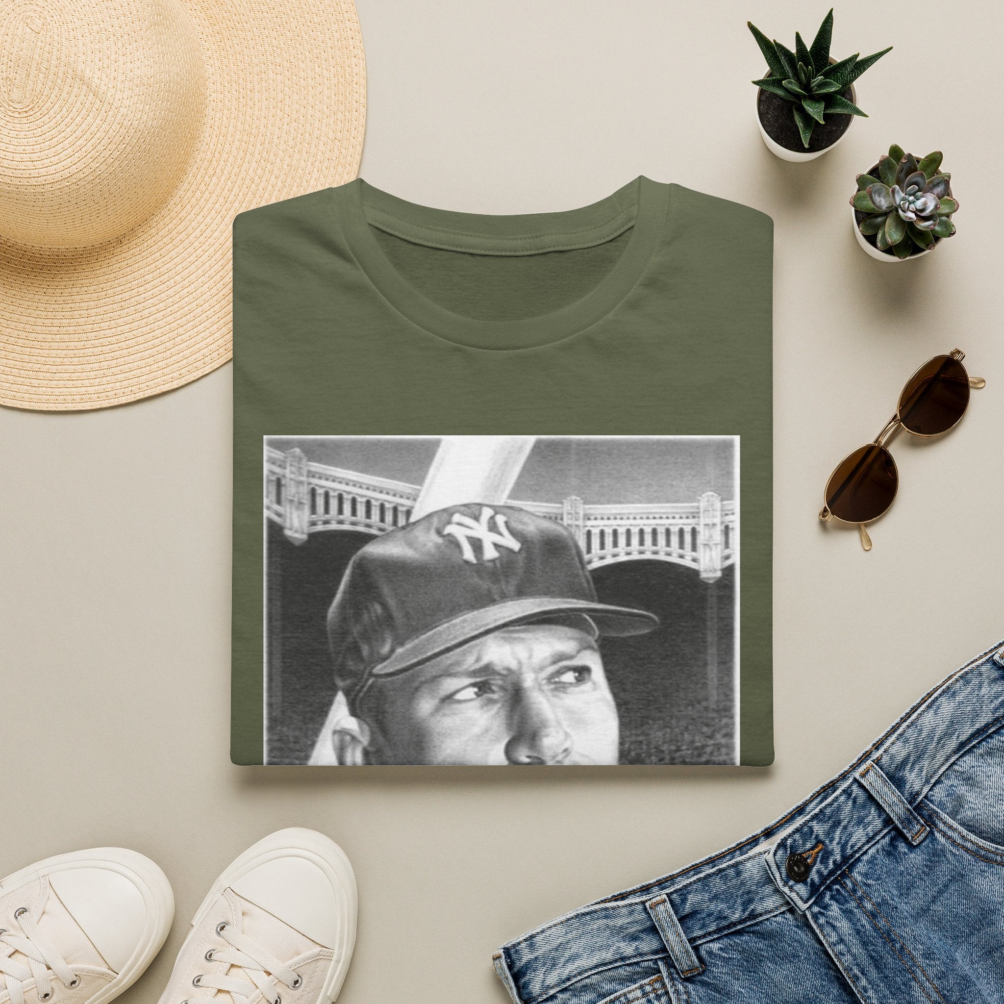 Vintage Yankee Portrait T‑Shirt