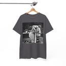 Vintage Baseball Photo T-Shirt – Classic Kneeling Player Graphic Tee