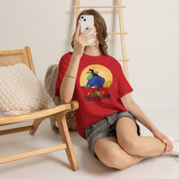 Witch Broom Tee — "I Fly First Class" Funny Halloween T‑Shirt