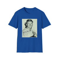 Vintage Baseball Photo T-Shirt — Signed Portrait Graphic Tee