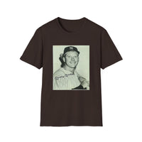 Vintage Baseball Photo T-Shirt — Signed Portrait Graphic Tee