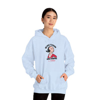 Olive’s Hair and Tanning Salon Hoodie. Vintage Olive Oyl Cartoon Graphic Pullover