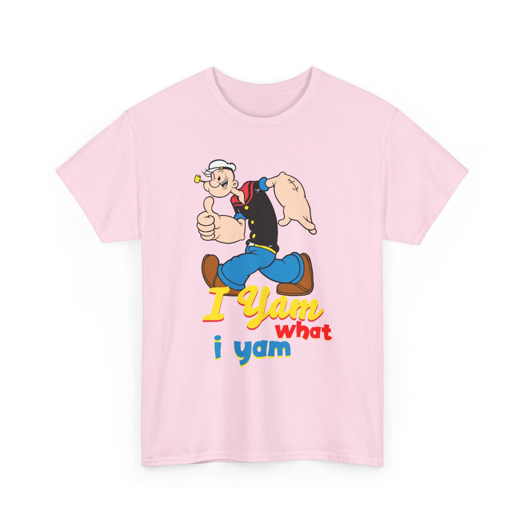 Retro Cartoon 'I Yam What I Yam' Graphic Tee