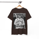 Vintage Chicago Baseball Photo T-Shirt — Retro Black & White Player Legend Tee