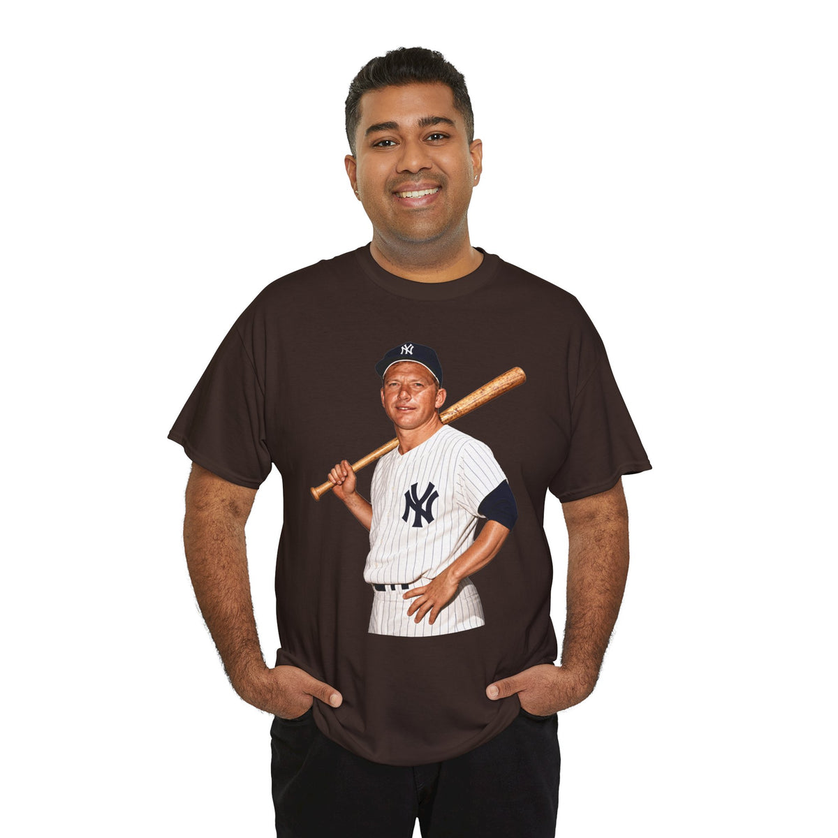 Vintage New York Yankees Baseball Player T-Shirt – Retro Batter Graphic Tee
