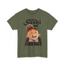 Sushi Bar Fish Bait T-Shirt — Funny Vintage Sushi Chef Tee