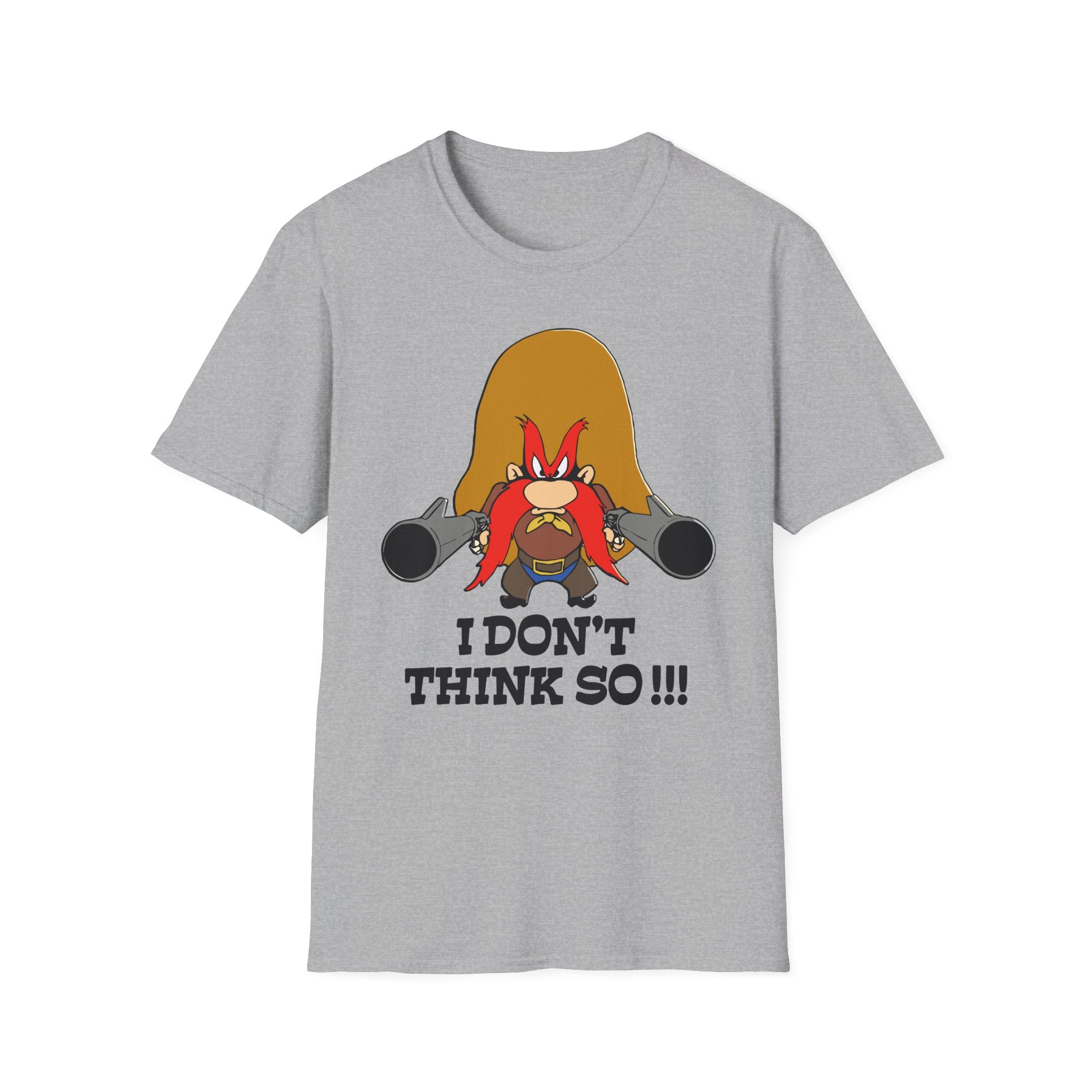T-Shirt — 'I DON'T THINK SO!!!' Cartoon Character Graphic Tee