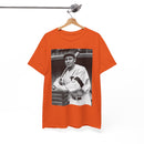 Retro Baseball Player T-Shirt - Old School Black & White Classic Legend Tee