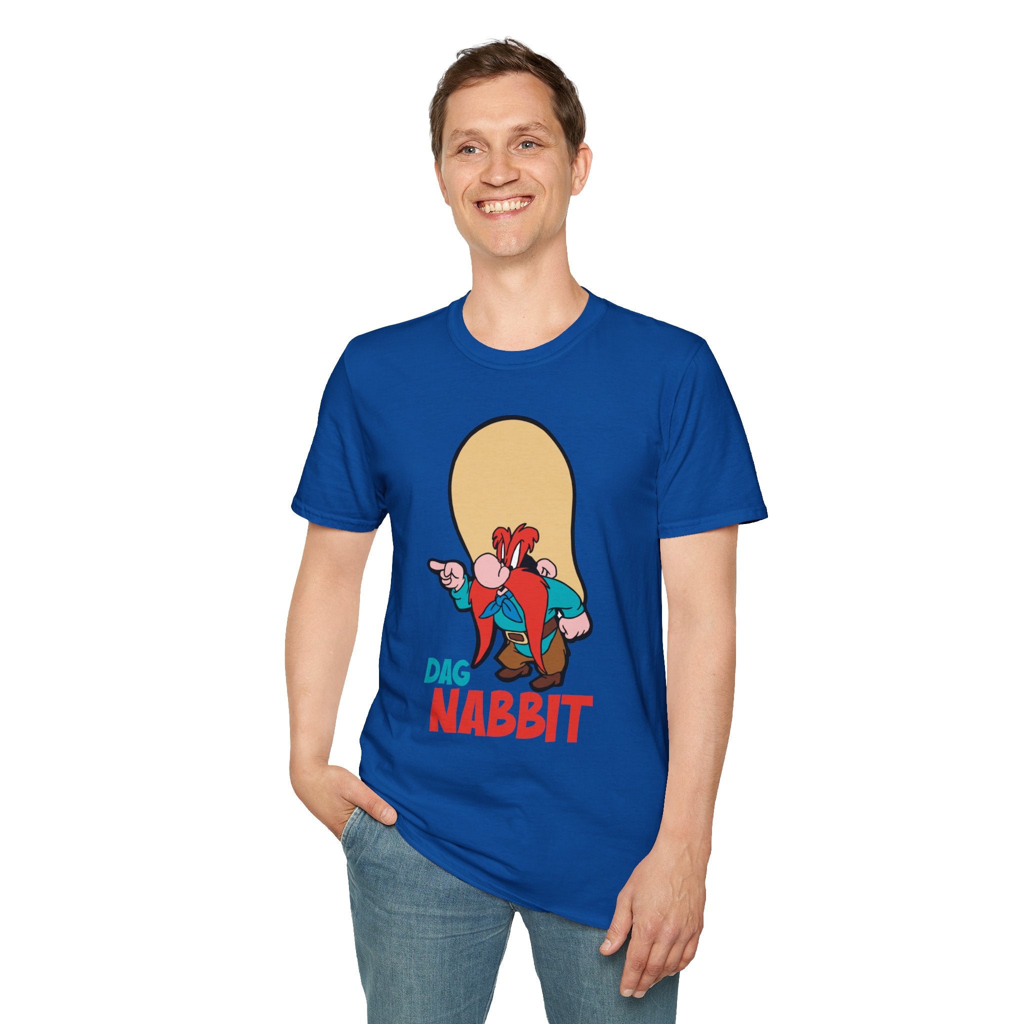 T-Shirt — Retro 'Dag Nabbit' Cartoon Character Tee