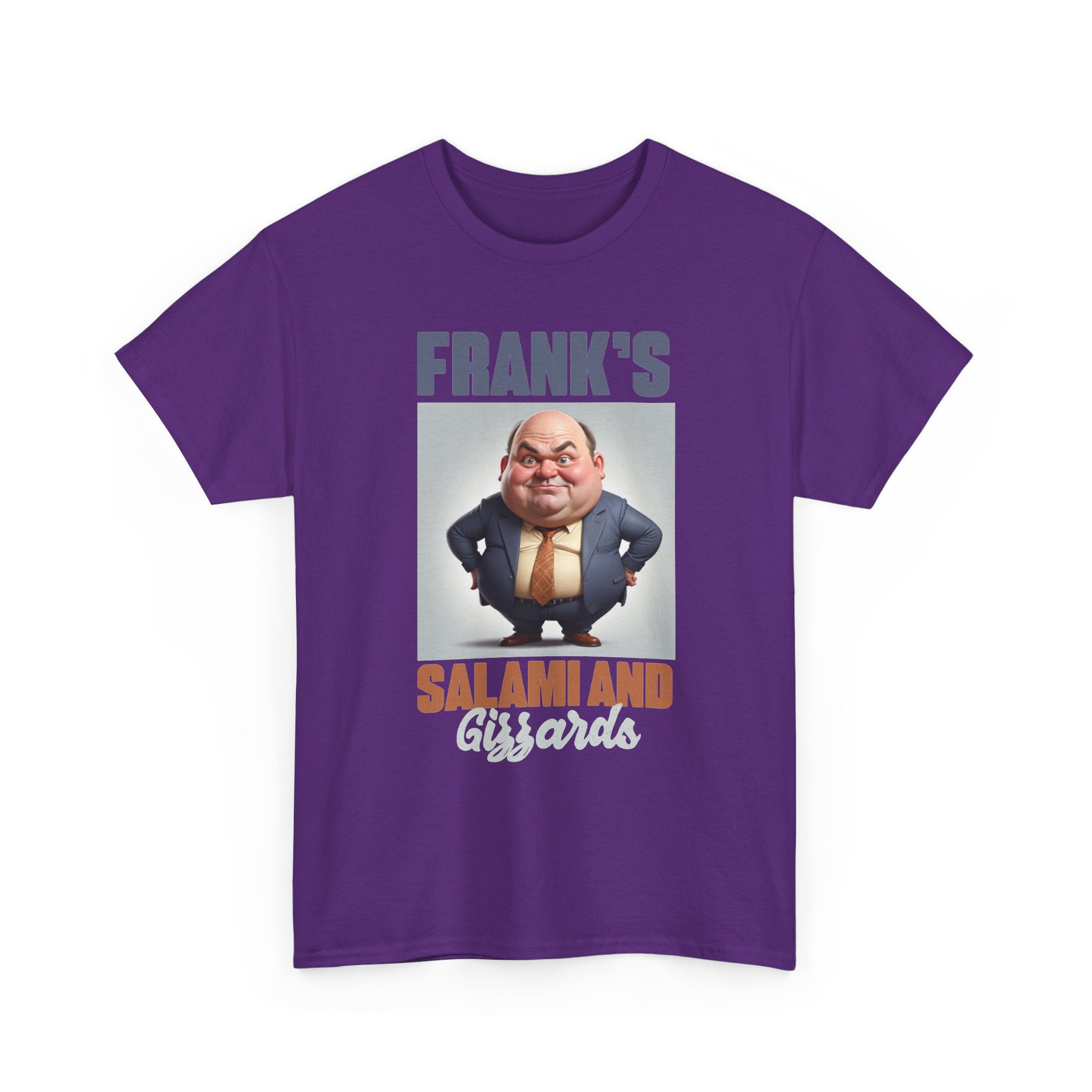 Frank's Salami and Gizzards T-Shirt — Novelty Funny Character Tee