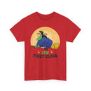 Witch Broom Tee — "I Fly First Class" Funny Halloween T‑Shirt